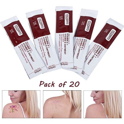 Vitamin Aandd Ointment Tattoo Aftercare Sachets Cream Permanent Makeup