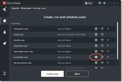 How do I remove a virus from my computer with Avira Security