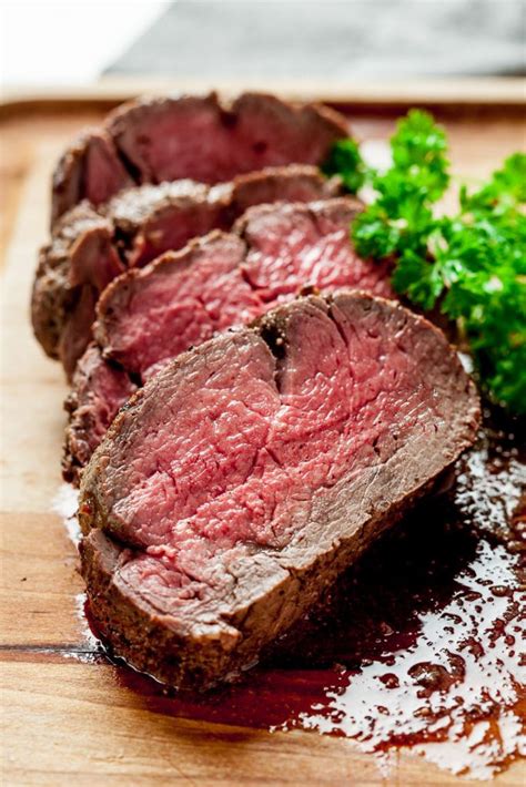 Both the beef tenderloin roast and beef tenderloin steak (aka, filet mignon) come from the same part of the cow. Beef Tenderloin Roast with Garlic Wine Sauce - Chew Out Loud