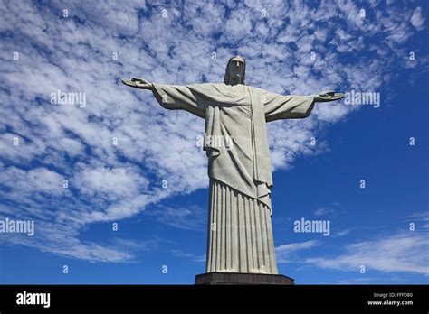 The Statue Of Christ The Redeemer Atop Corcovado Rio De Janeiro