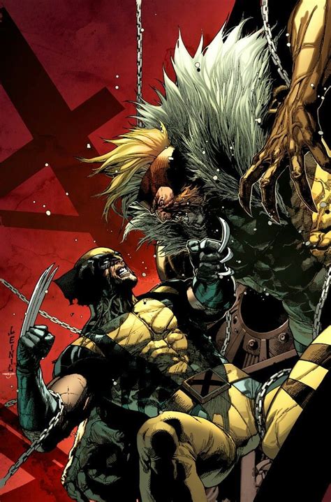 Wolverine Vs Sabretooth By Leinil Francis Yu Wolverine Vs Comics