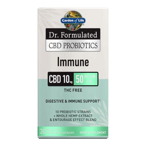 Dr Formulated CBD Probiotics Immune 30 Capsules 888.244.8948 by Garden of Life