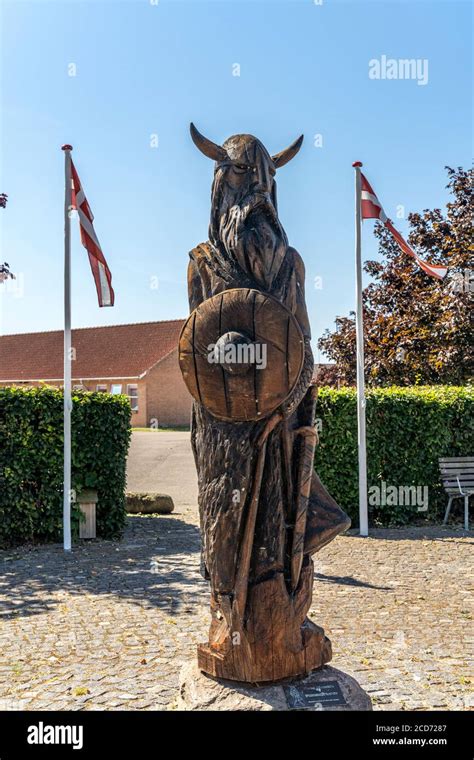 Kong Humble Statue Humble Insel Langeland Dänemark Europa King