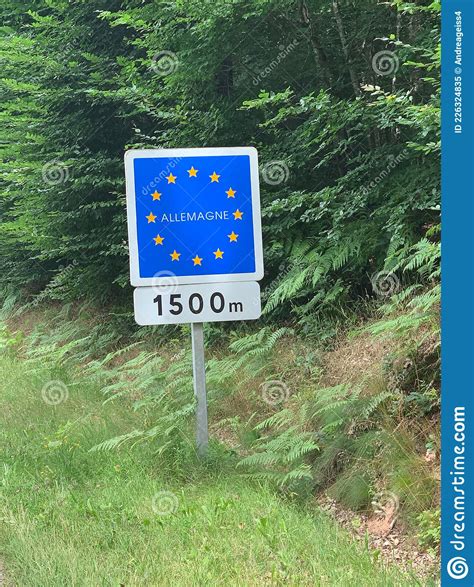Road Sign Germany European Union Stock Image Image Of Destination