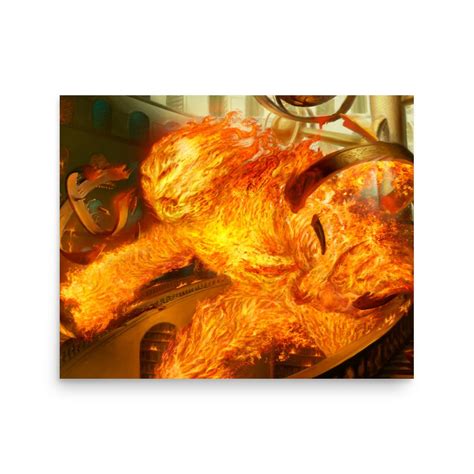 Fire Elemental — Joe Slucher Fantasy And Sci Fi Art