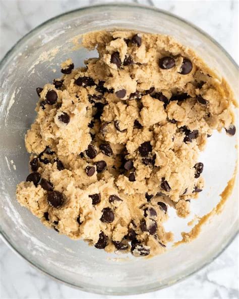 Bowl Of Chocolate Chip Cookie Dough