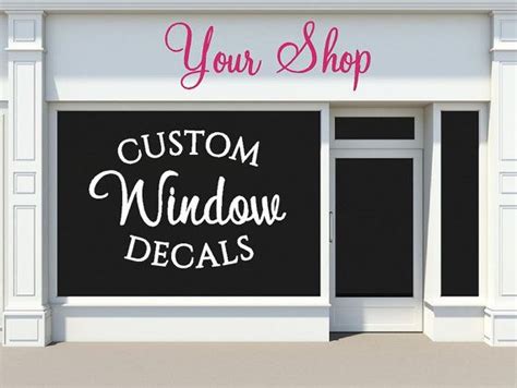 Custom Window Decals For Business Storefront Window Lettering Business Signs Outdoo