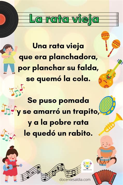 Canciones Infantiles Canciones Escolares Letras De Canciones Infantiles Canciones Infantiles