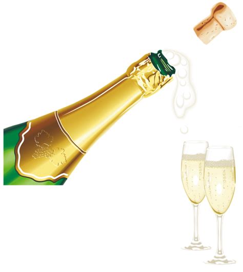 Champagne bouteille boire anniversaire vin célébration alcool célébrer verre boissons. tube verre et champagne - Page 2