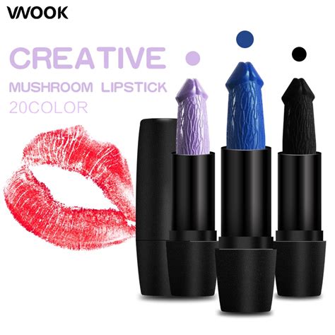 Makeup Kosmetik Penis Shape Lipstick Matt 20 Color Balan Shape Lipstick Matte Long Lasting