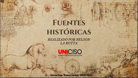 Caractericas De Las Fuentes Historicas