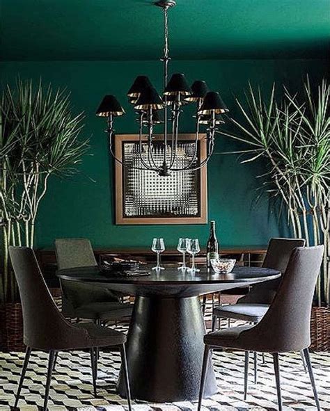 Image Result For Emerald Green Dining Room Green Dining