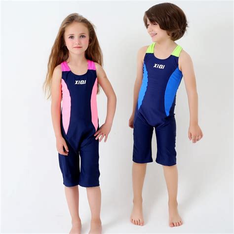 Children Swimming Clothes 2018 Girls Sports Swimsuit One Piece Swimwear