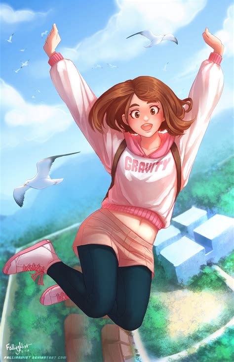 Artstation My Hero Academia Ochako Uraraka