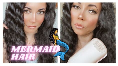 Ellesye New Hair Waver Unboxing Review And Demo Mermaid Hair Waves