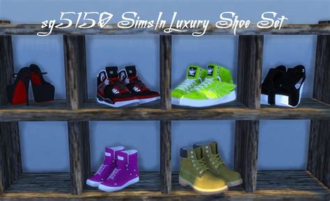 Sims 4 Cc💕 — Sg5150 Sg5150 Simsinluxury Shoe Set Decor