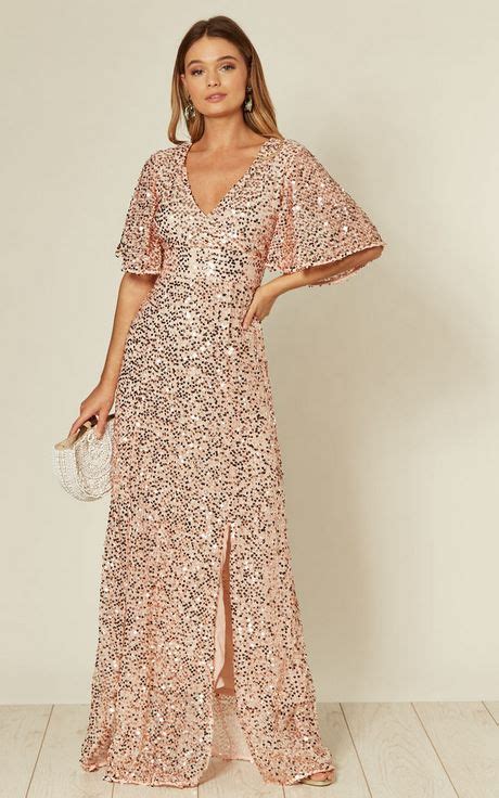 Rose Gold Wrap Dress