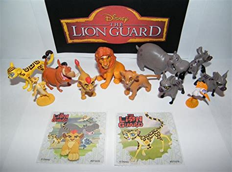 Disney The Lion Guard Deluxe Figure Set Of 14 Toy Kit With Figures And