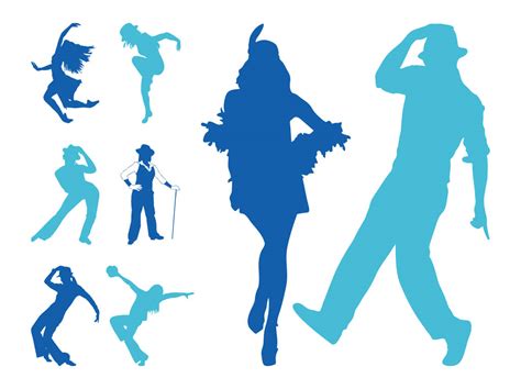 The best selection of royalty free tap dance silhouette vector art, graphics and stock illustrations. Jazz Dancers Silhouettes Vector Art & Graphics | freevector.com