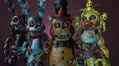 Sfm Fnaf Nightmare Toy Animatronics Part 1 By Gameian361 On Deviantart