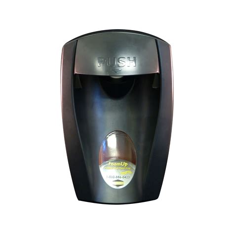 The smart ones among us, the marketers tell us, navigate this ominous world armed with the right sanitizing defense. Armchem Foam Up Hand Sanitizer Dispenser Black