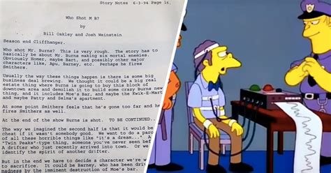 The Original Who Shot Mr Burns Pitch For The Simpsons Reveals How Different It Might Have Been