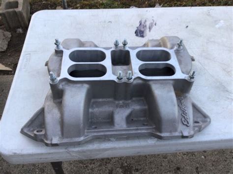 Mopar Rb 440 Ch28 Edelbrock Dualquad Intake And Extras For Sale Online Ebay