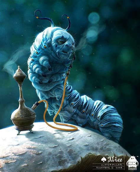 How does she buck cultural expectations? The Caterpillar ~ Character Art by 'Alice In Wonderland ...