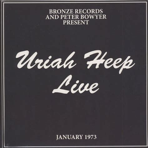 Uriah Heep Live Lp Muziker