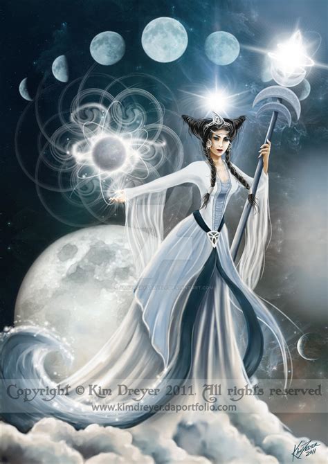 Moon Goddess By Ambercrystalelf On Deviantart