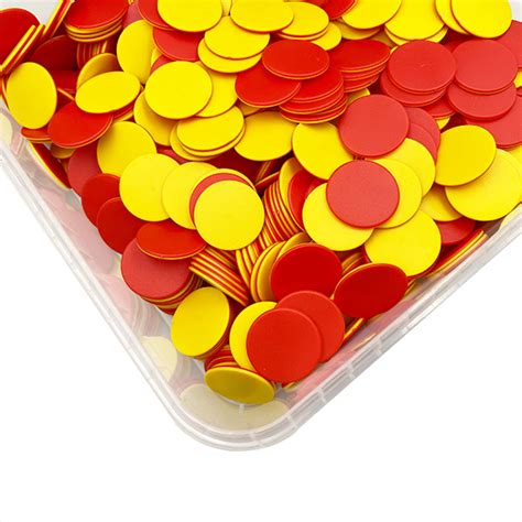 800 Pcs 1 Inch Math Two Color Counters Ploma