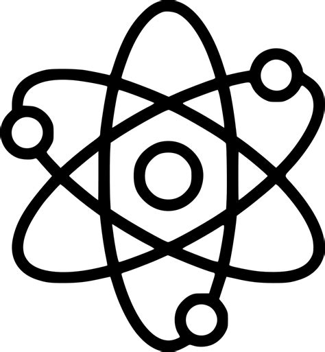 Nuclear Atom Corpuscle Energy Physics Science Svg Png Icon