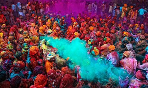 Holi Festival Celebrated In India Today