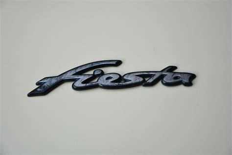 Oem Ford Fiesta Original Emblem Logo Badge Genuine Rear Nameplate