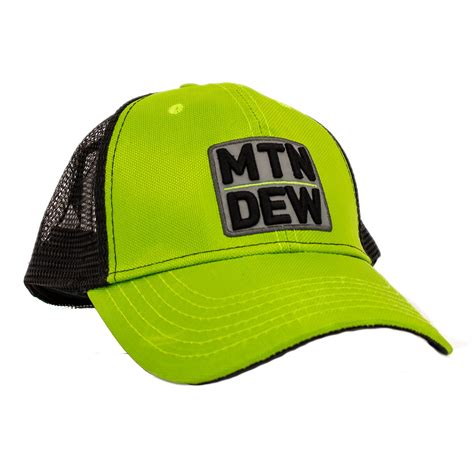 Misc Novelty Clothing Mountain Dew Uncle Cap With Embroidery Green