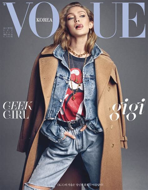 Gigi Hadid Vogue Korea September 2017 Img Models