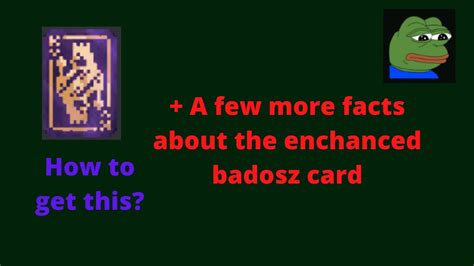 How To Get The Limited Edition Enchanted Badosz Card In Dank Memer