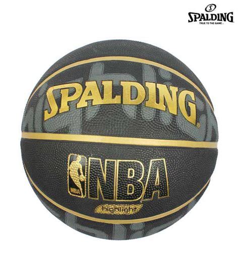 Spalding Nba Black Highlight Basketball Size 7 Buy Online At Best