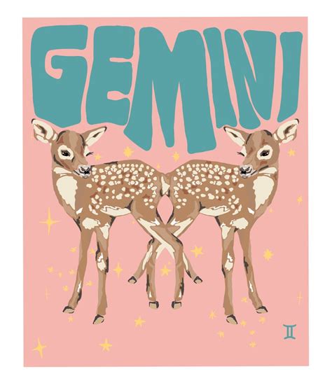 Gemini By Ojp In 2021 Gemini Art Zodiac Art Astrology Art Print