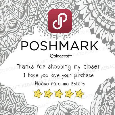 Thank you for your purchase pink gold logo business card. Personalized Poshmark Thank you for your purchase stickers ...