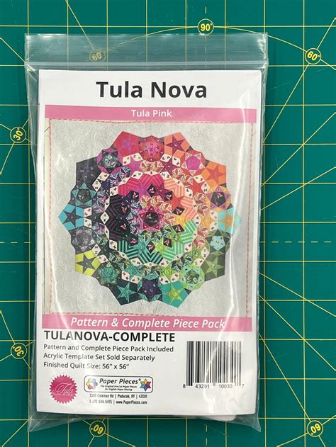 Tula Nova By Tula Pink Epp Quilt Kit Pattern Paper Pieces Etsy Australia
