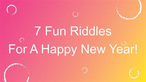New Year Riddles 84 Fun Math Riddles For Adults Kids Icebreakerideas
