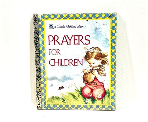 Vintage Golden Book Prayers For Children Eloise Wilkin Etsy