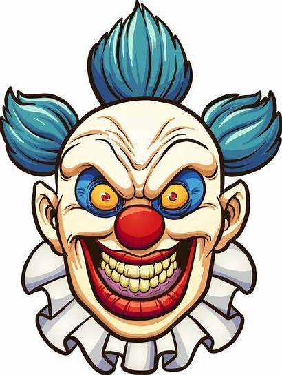 Clown Cartoon Evil Illustration Vector