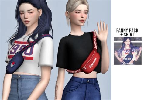 Fanny Pack Shirt At Casteru Sims 4 Updates