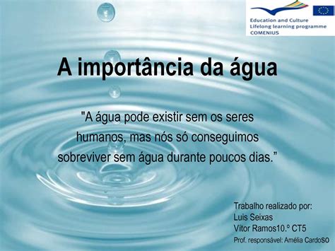 Calaméo Importância Da água Luís Seixas E Vitor Ramos 10ct5pdf