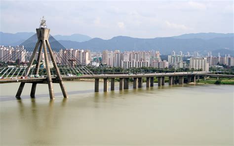 Download Wallpaper For 320x240 Resolution Olympic Bridge Hangang