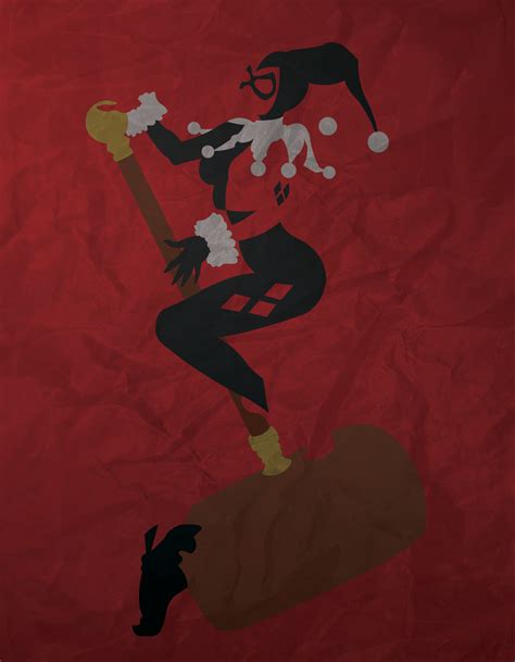 Harley Quinn Minimalism By AtomicKittenStudios On DeviantArt