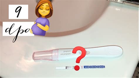 9 Dpo Live Pregnancy Test Youtube