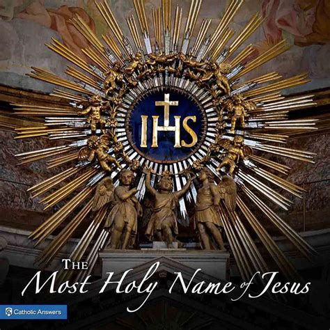Litany Of The Holy Name Of Jesus